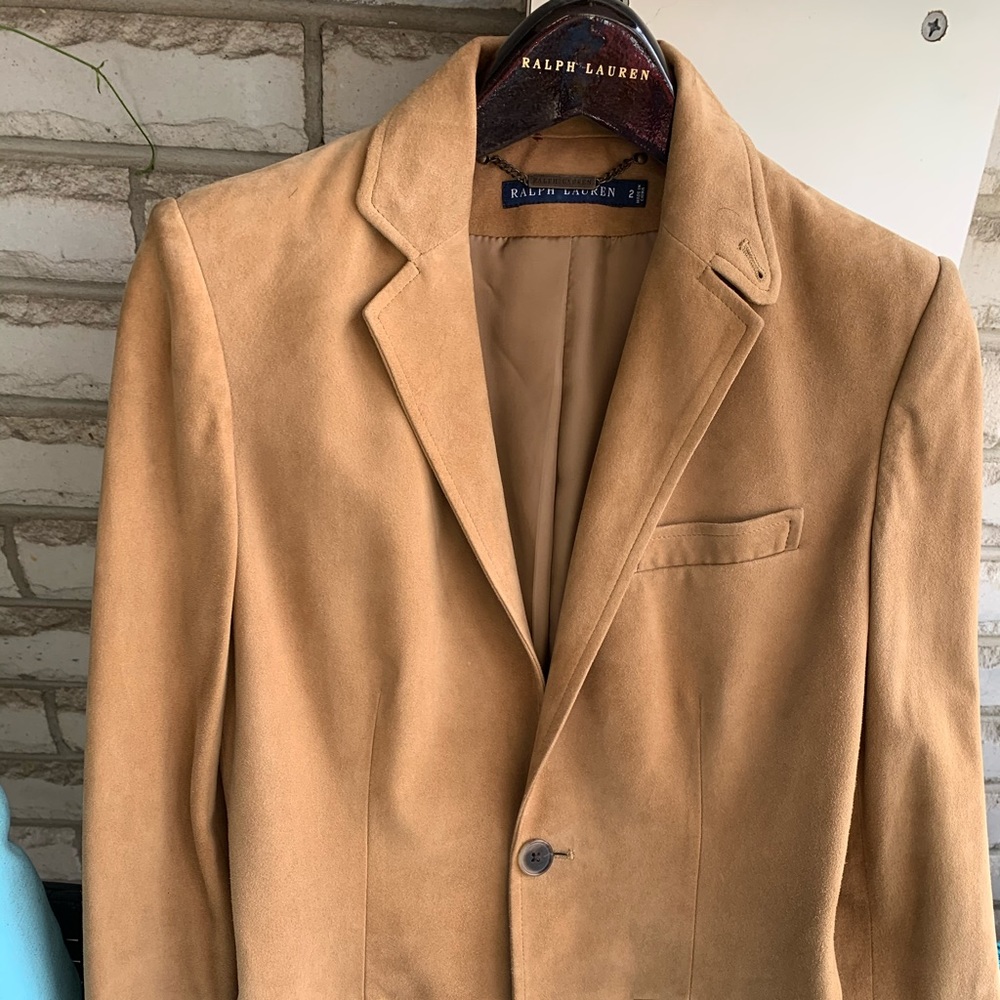 Ralph Lauren Suede Blue Label blazer